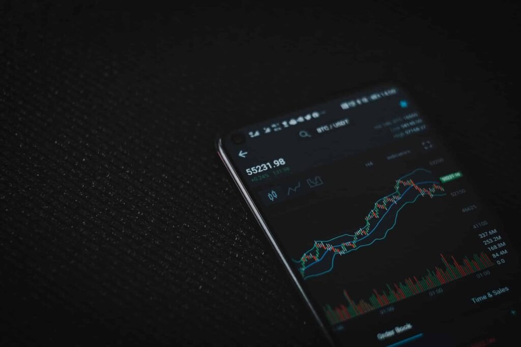 értékesítés javítása - emelkedő grafikon telefonon