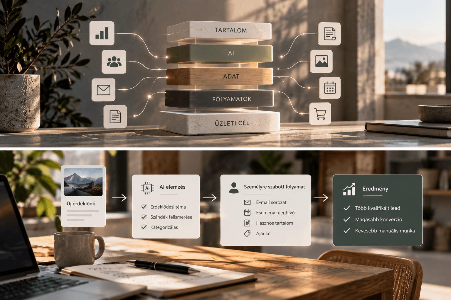 AI marketing rendszer - személyre szabott